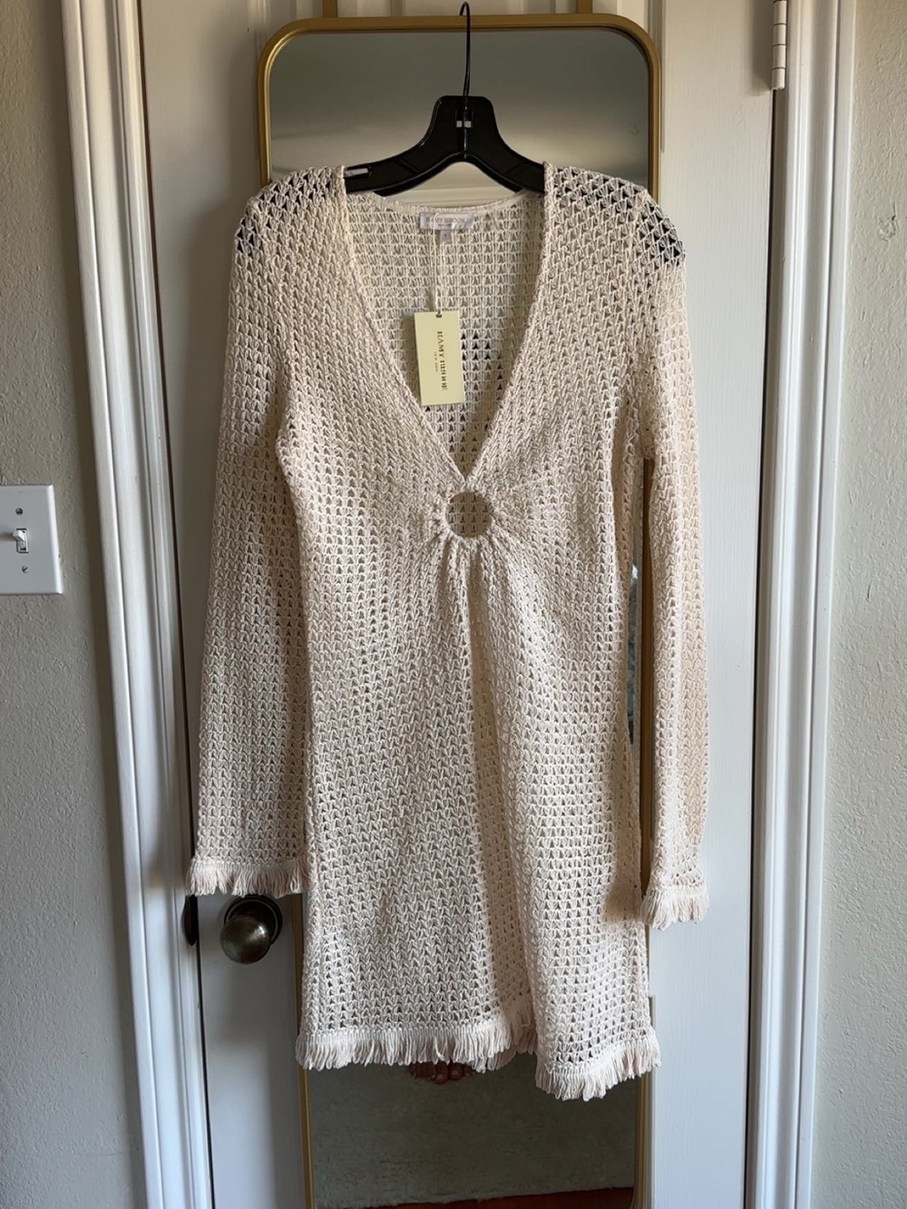 NWT Ramy Brook cassie crochet coverup dress
